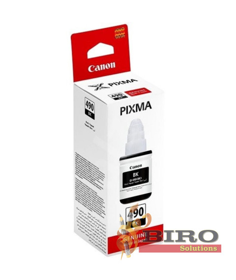 Cerneală Canon GI-490PGBK Pigment Black, 135 ml, pentru PIXMA G1400 / G2400 / G3400