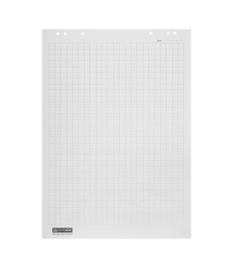 Bloc de hârtie pentru flipchart JOBMAX, 64 × 90 cm, pătrățele, 10 foi, 70 g/m²