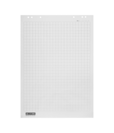 Bloc de hârtie pentru flipchart JOBMAX, 64 × 90 cm, pătrățele, 10 foi, 70 g/m²
