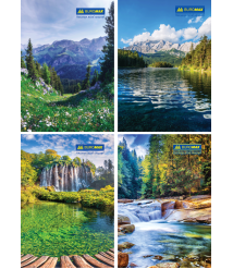 Registru A4 NATURA, 96 foi, pătrățele, cu copertă tare laminată BUROMAX