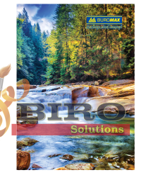 Registru A4 NATURA, 96 foi, pătrățele, cu copertă tare laminată BUROMAX