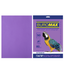 Hârtie colorată INTENSIVE, violet, A4, 80 g/m², 50 coli