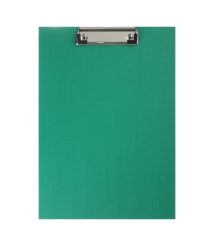 Clipboard A4 din PVC, simplu, verde BUROMAX