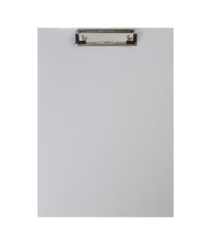 Clipboard A4 din PVC, simplu, gri BUROMAX