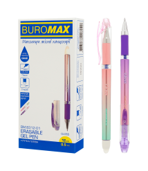 Pix cu gel GLOSS „Scrie-Șterge”, 0,5 mm, albastru