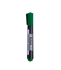 Marker permanent rezistent la apă, verde, 2–4 mm, bază alcoolică, BUROMAX