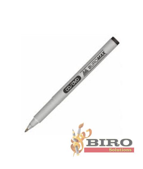 Marker CD/DVD JOBMAX, negru, 0,6 mm, bază alcoolică