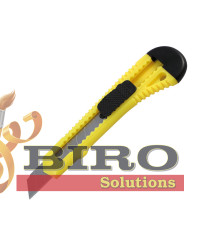 Cuțit de cancelarie JOBMAX, 18 mm, cu mecanism de fixare a lamei, carcasă din plastic