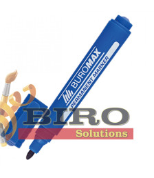 Marker permanent rezistent la apă, albastru, 2–4 mm, bază alcoolică BUROMAX