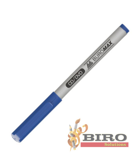 Marker CD/DVD JOBMAX, albastru, 0,6 mm, bază alcoolică