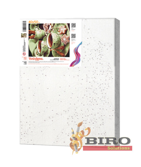 Turte cu mentă, 40x50 cm, pictură pe numere