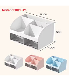 Organizator de birou pentru rechizite, alb, 14,2 × 12 × 21,1 cm, Foska BS8005 Organizator de birou pentru rechizite, alb, 14,2 × 12 × 21,1 cm, Foska BS8005