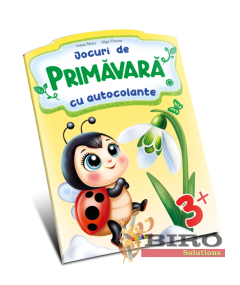 Jocuri de Primăvară cu Autocolante (3+)
