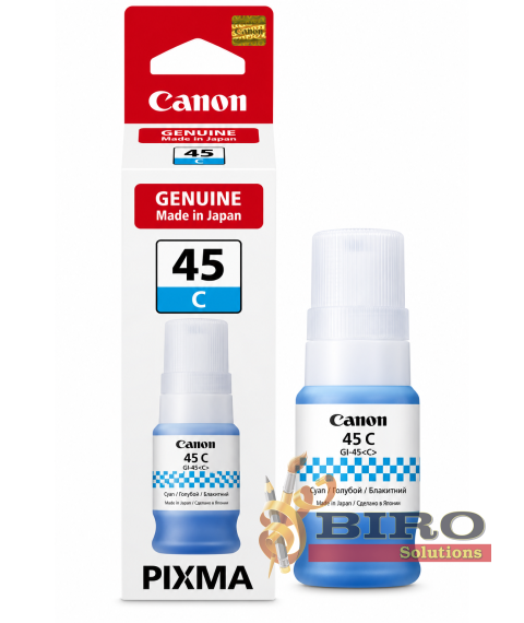 Cerneală Canon GI-45C Cyan, 40 ml, pentru MAXIFY GX1040 / GX2040 (6285C001)
