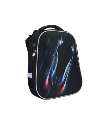 Ghiozdan ortopedic EVA CARS 15", negru, 28 × 12 × 38 cm, CF86206N