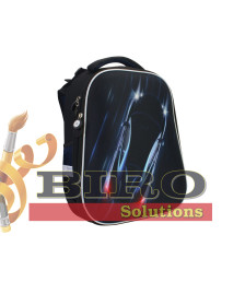 Ghiozdan ortopedic EVA CARS 15", negru, 28 × 12 × 38 cm, CF86206N