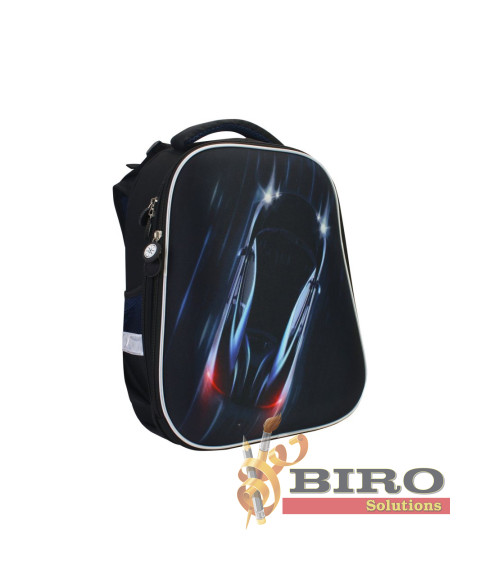 Ghiozdan ortopedic EVA CARS 15", negru, 28 × 12 × 38 cm, CF86206N