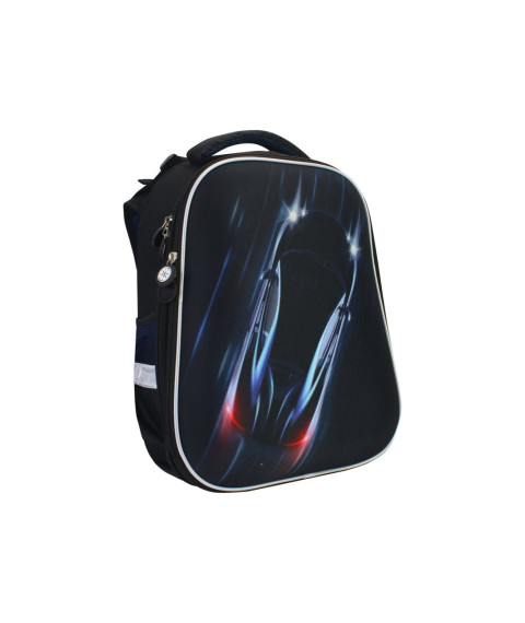 Ghiozdan ortopedic EVA CARS 15", negru, 28 × 12 × 38 cm, CF86206N