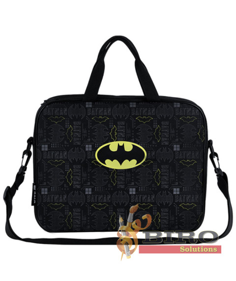 Geantă școlară textilă Kite A4, 1 compartiment, DC Batman DC25-589