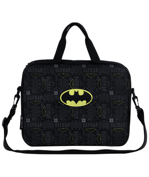 Geantă școlară textilă Kite A4, 1 compartiment, DC Batman DC25-589