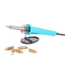 Aparat pentru pirogravură DP Craft, 30 W, 5 duze, cu suport