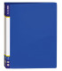 Mapă din plastic cu 4 inele Economix, albastră,
