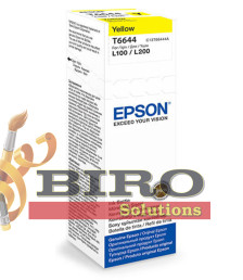 Cerneală Epson T66444A Yellow pentru L100/110/200/210/222/300/312/350/355, 70 ml
