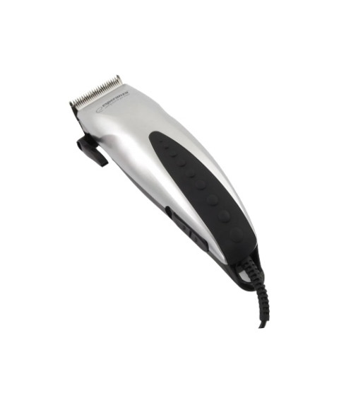 Aparat de tuns Esperanza STYLIST EBC003, Silver-Black – Puternic, stabil, 4 piepteni incluși 