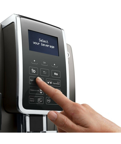Aparat de cafea automat Delonghi ECAM 359.57.TB Dinamica Plus – Touch TFT, LatteCrema, Bluetooth