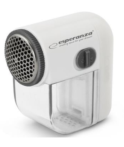 Aparat de curățat scame Esperanza CUDDLY ECS003E – Alb-gri, 3 lame, portabil