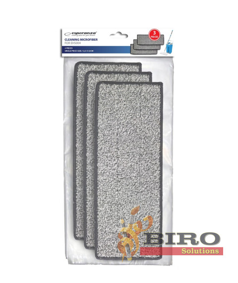 Set 3 rezerve Esperanza EHS004SP3 – 32×12.5 cm, pentru mop Perfect Clean 