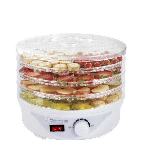Deshidrator Esperanza DELICATESSE EKD003, 250W, 4 tăvi