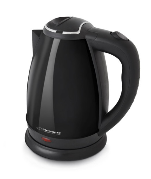 Fierbător de apă Esperanza VICTORIA EKK113K, 1.8L, 1800W, inox & plastic, negru