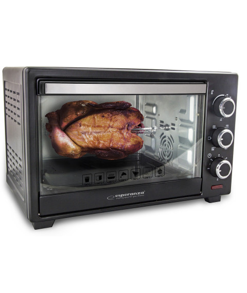 Cuptor electric Esperanza NAPOLI EKO006, 25L, 1600W, cu convecție, 5 funcții 