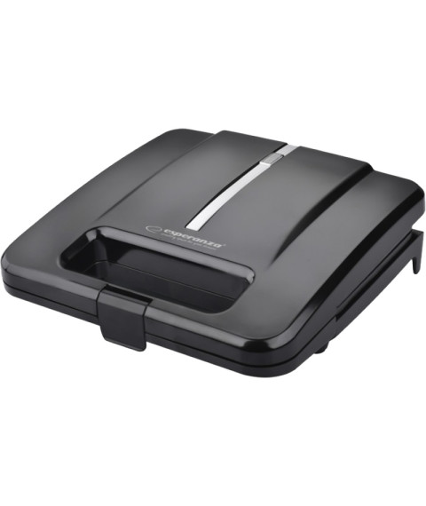 Sandwich Maker Esperanza PARMIGIANO EKT010, 1000W – Placă grill, control automat 
