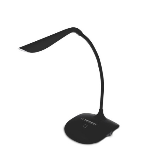 Lampă de birou Esperanza ACRUX ELD103K, 14 LED-uri, touch, 3 niveluri – Neagră