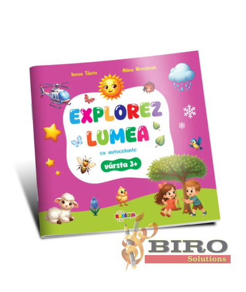 Explorez lumea, cu autocolante (3+)