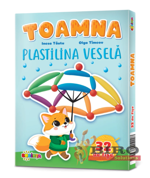 Plastilina Veselă. Toamna (32 fișe)