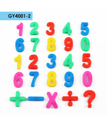 Set magnetic educativ cu cifre colorate pentru copii, Foska GY4001-2