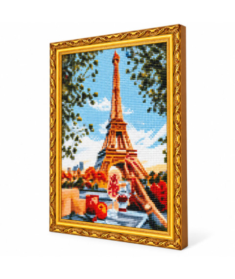 Mozaic cu diamante 40x50 cm Paris primăvara