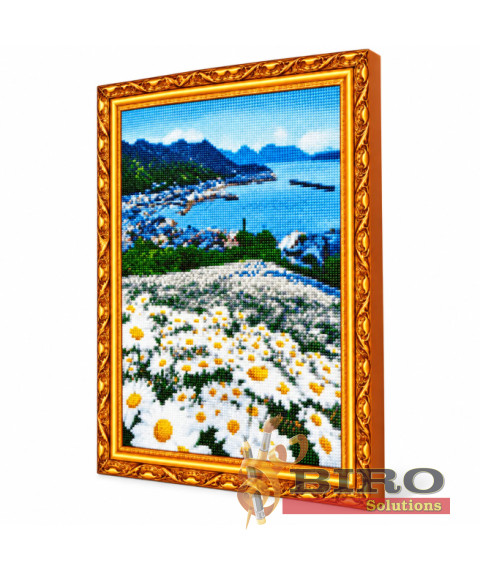 Mozaic cu diamante „Romanițe pe panta dealului”, 40 × 50 cm