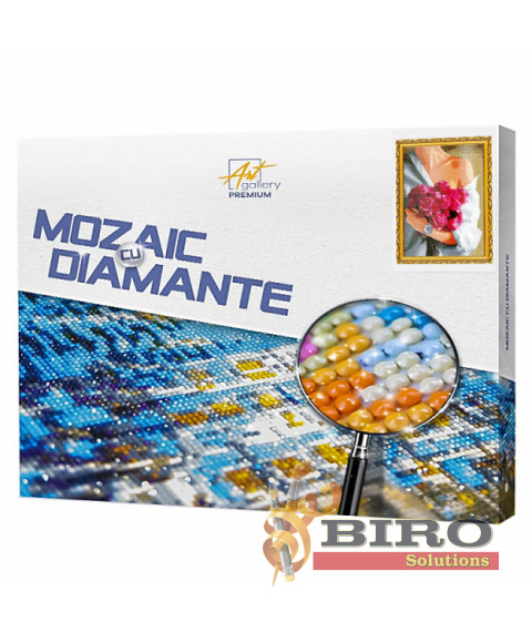 Mozaic cu diamante „Buchet de la iubitul”, 40 × 50 cm