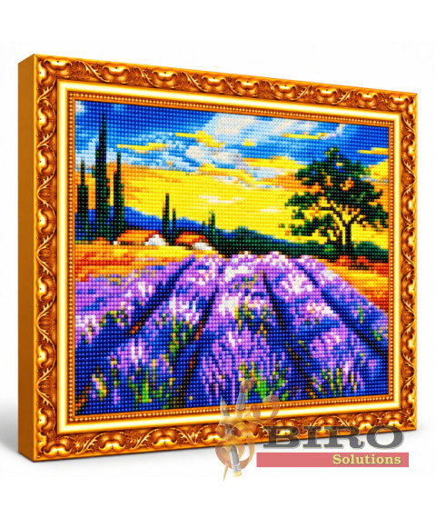 Mozaic cu diamante „Lavandă”, 40 × 50 cm