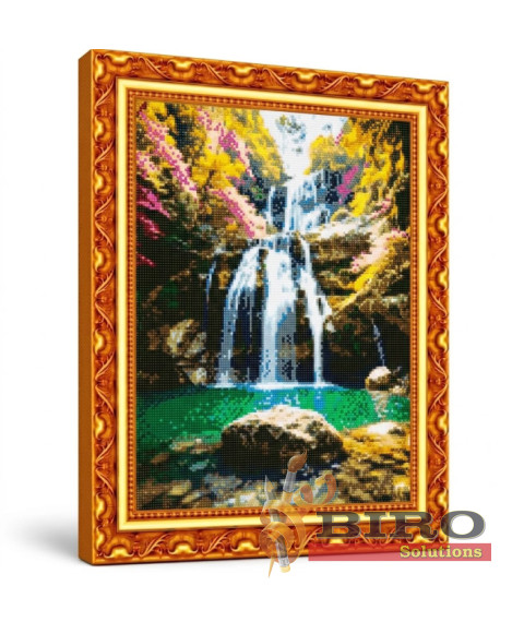 Mozaic cu diamante „Cascada”, 40 × 50 cm