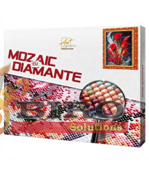 Mozaic cu diamante 40x50 cm Trandafiri în fum