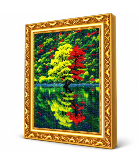 Mozaic cu diamante „Dualitatea naturii”, 40 × 50 cm