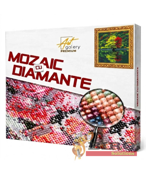 Mozaic cu diamante „Dualitatea naturii”, 40 × 50 cm