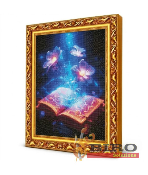Mozaic cu diamante „Magia cărții”, 40 × 50 cm