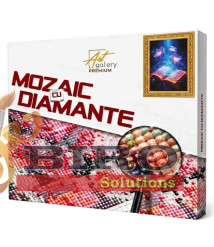 Mozaic cu diamante „Magia cărții”, 40 × 50 cm