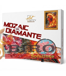 Mozaic cu diamante 40x50 cm Leu în fulgere